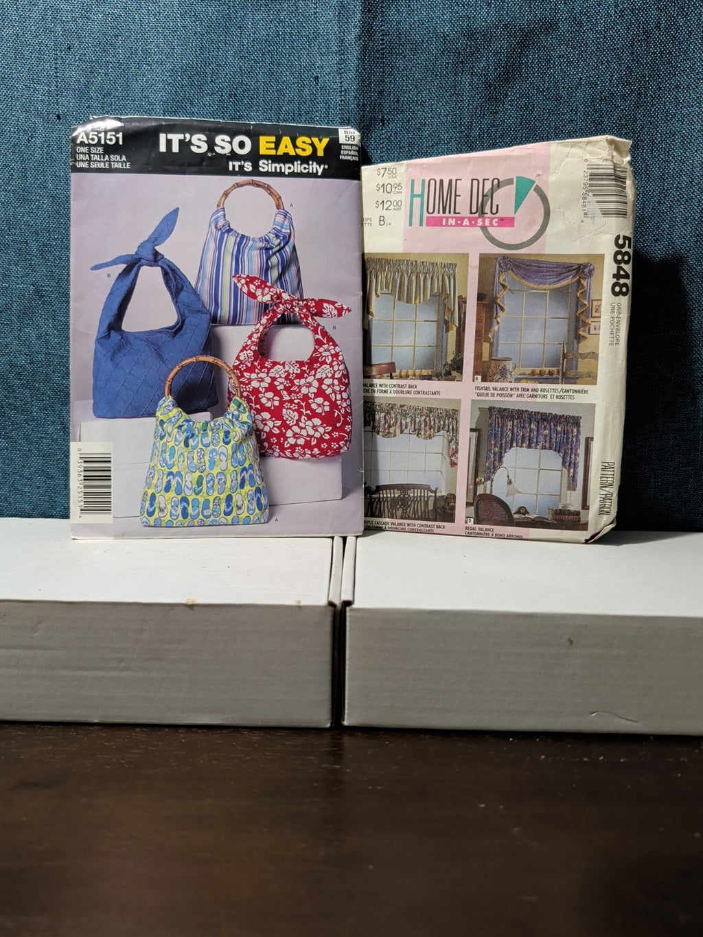 4 Sewing Patterns | Kids PJs & Retro Sweatsuits | Tote Bags | Window Valance