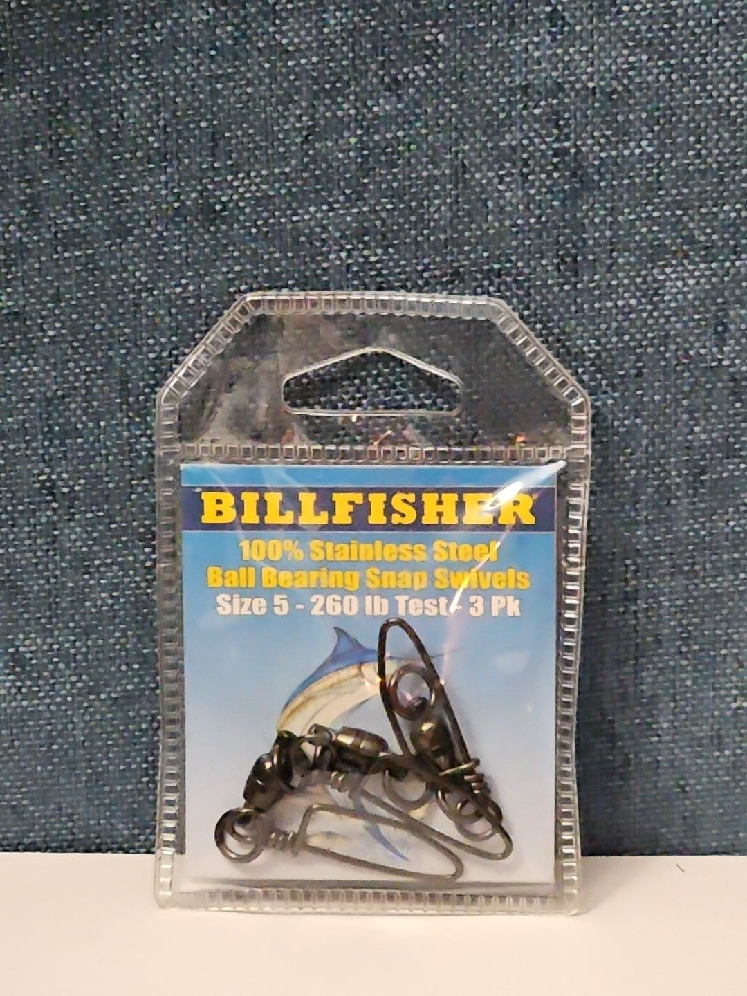 Billfisher Ball Bearing Snap Swivels | Size 5 | 260 lb Test | 100% Stainless