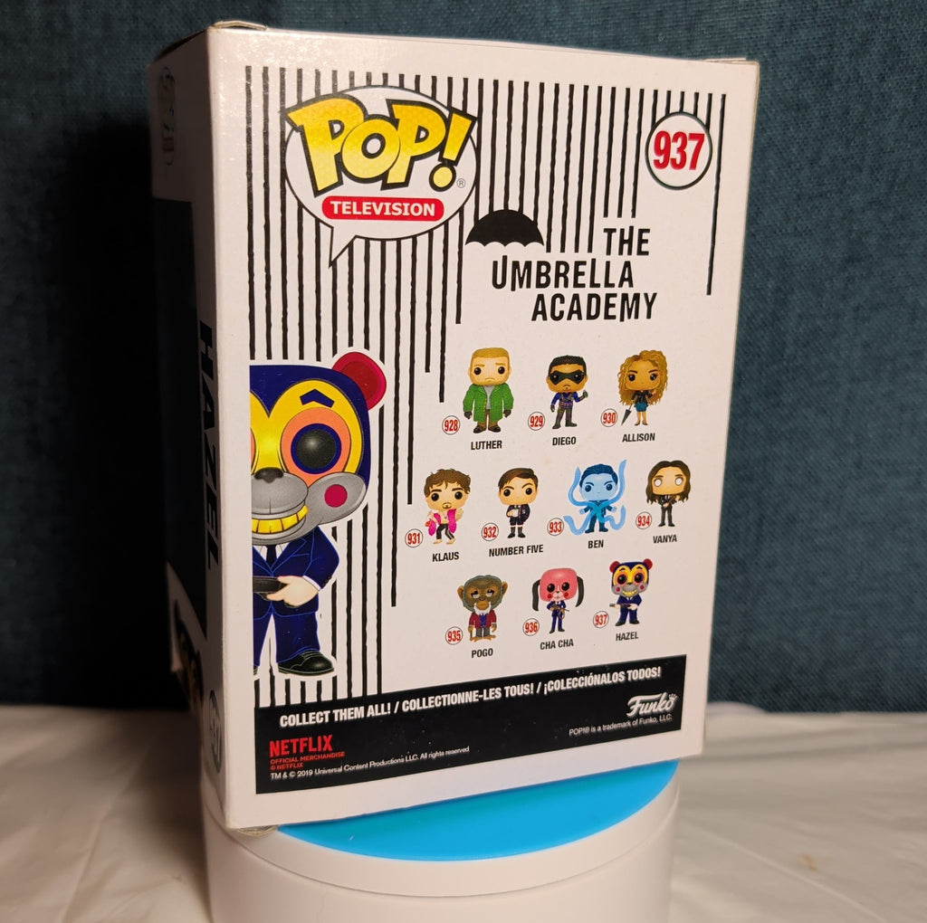 Funko Pop Television Umbrella Academy 937 Hazel Mask Figure in Box w Protector
