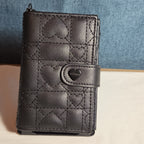 Betsey Johnson Luv Betsey Heart Quilted Wallet Y2K Goth