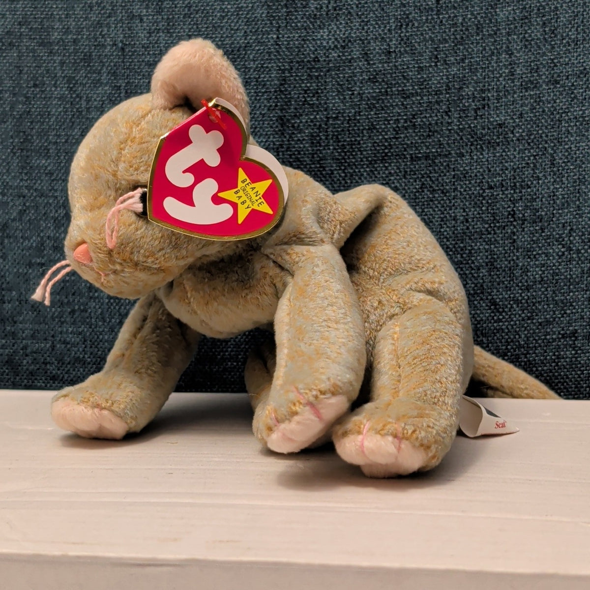 Ty Beanie Baby SCAT THE CAT | Retired 1998/1999 | 5th Gen Tag Vintage Kitten