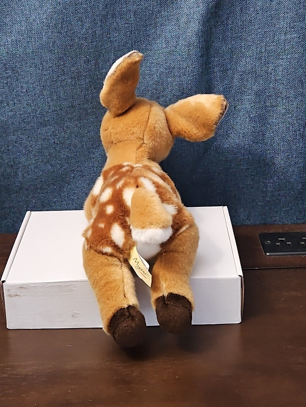 Aurora Miyoni Spotted Fawn Deer Plush 11" | Realistic Laying Down Stuffed Animal