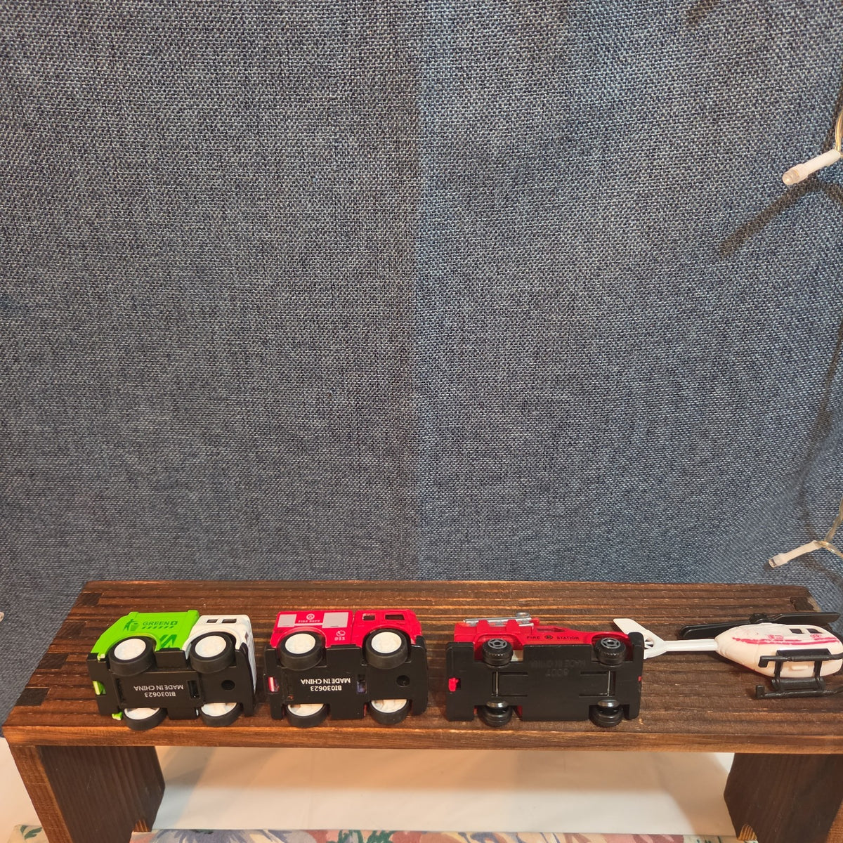 City Rescue Toy Vehicle Lot 4 Fire Truck Copter