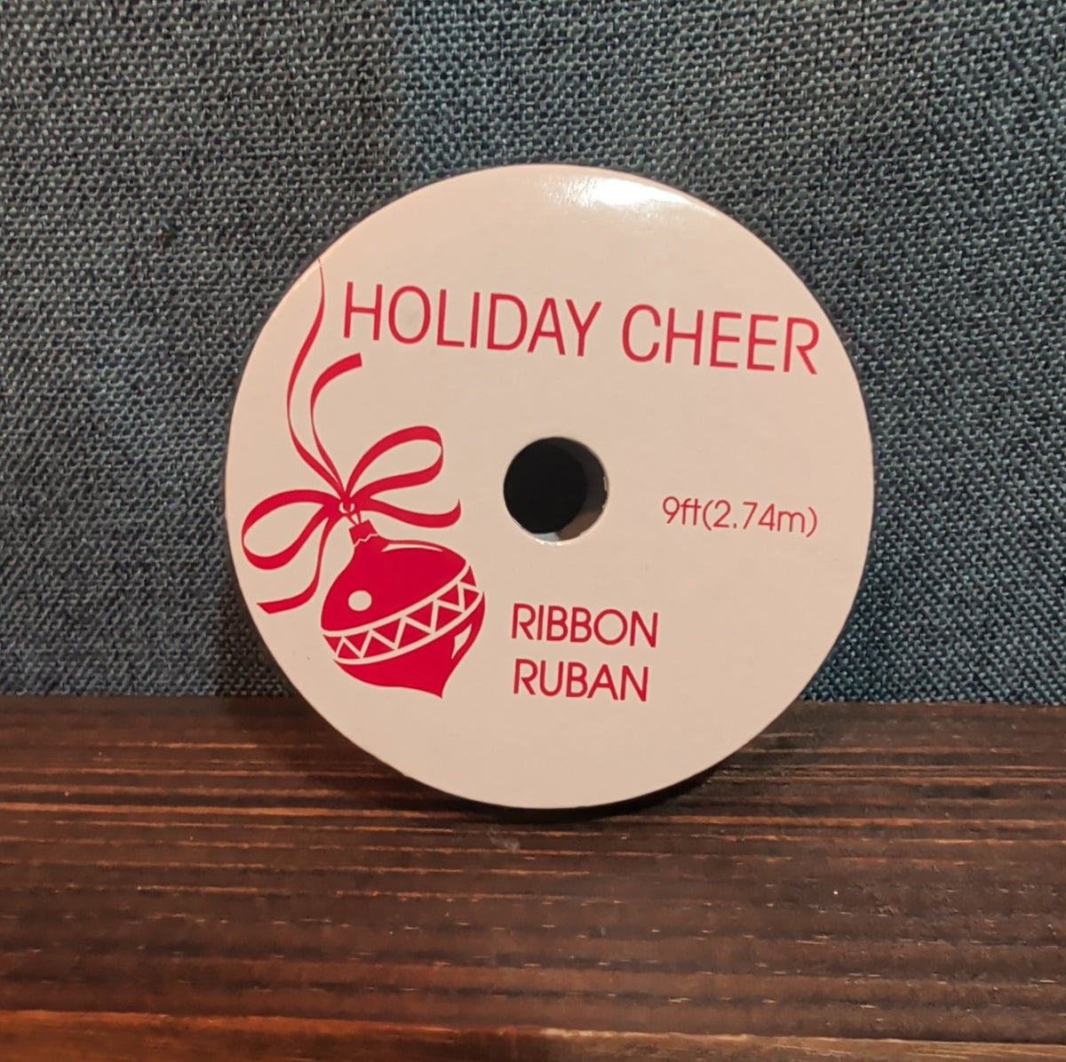 Michaels Holiday Cheer Ribbon Burgundy Christmas Tree 9ft NWT