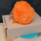 Ty Puffies Coconut The Monkey Plush Toy Orange 3" Glitter Eyes 2021 MWMT