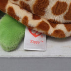 Ty Beanie Boos Zippy Green Turtle 6" Stuffed Animal Toy Gold Glitter Eyes MWMT