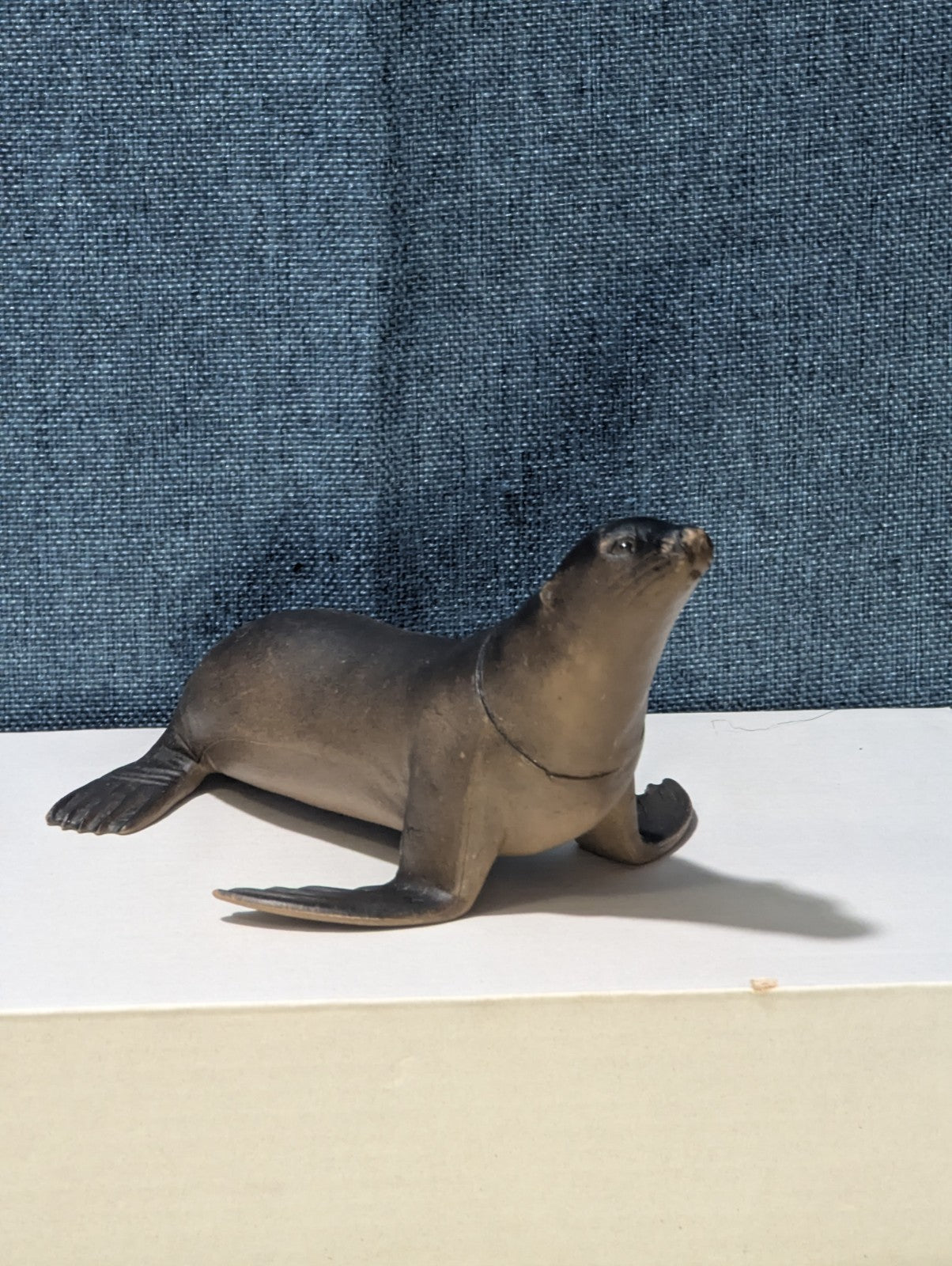 Vintage S.H. Sea Lion Figure | Realistic Ocean Animal Toy | Articulated Neck