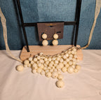 Cascading Cluster Bib Collar Necklace & Matching Two-Tier Drop Earring Set.