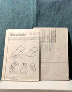 Simplicity 3712 Baby Sling Carrier Bunting Pattern 2007 Car Seat Stroller UNCUT
