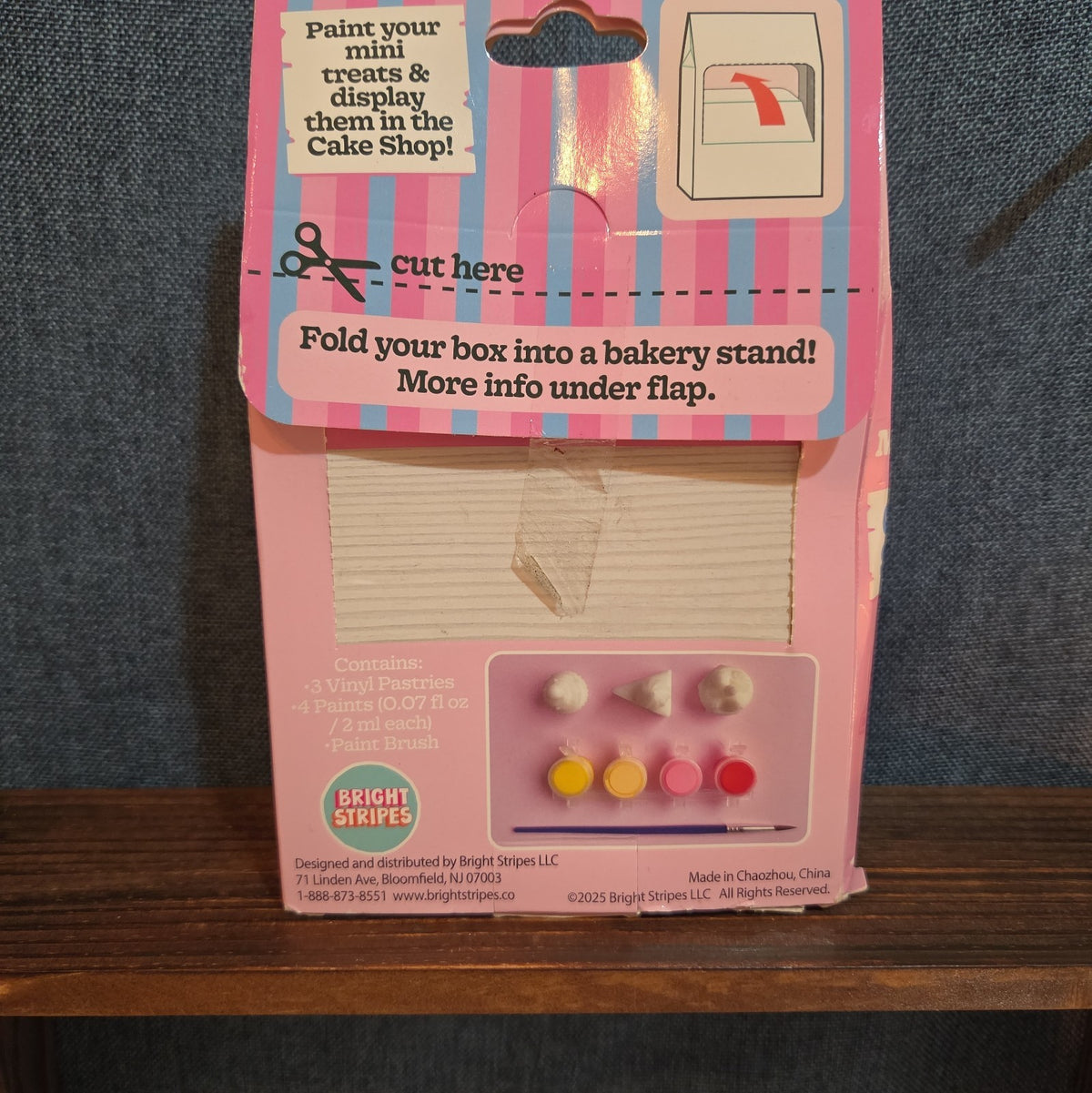 Make Mini Moments Cake Shop DIY Ceramic Paint Kit Miniatures