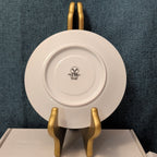 Set of 4 Sea Gull Fine China Saucers 6" | Jian Shang Gold Trim | Replacement
