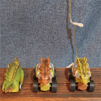 Lot Of 7 Dinosaur Monster Trucks, Vehicles Plastic