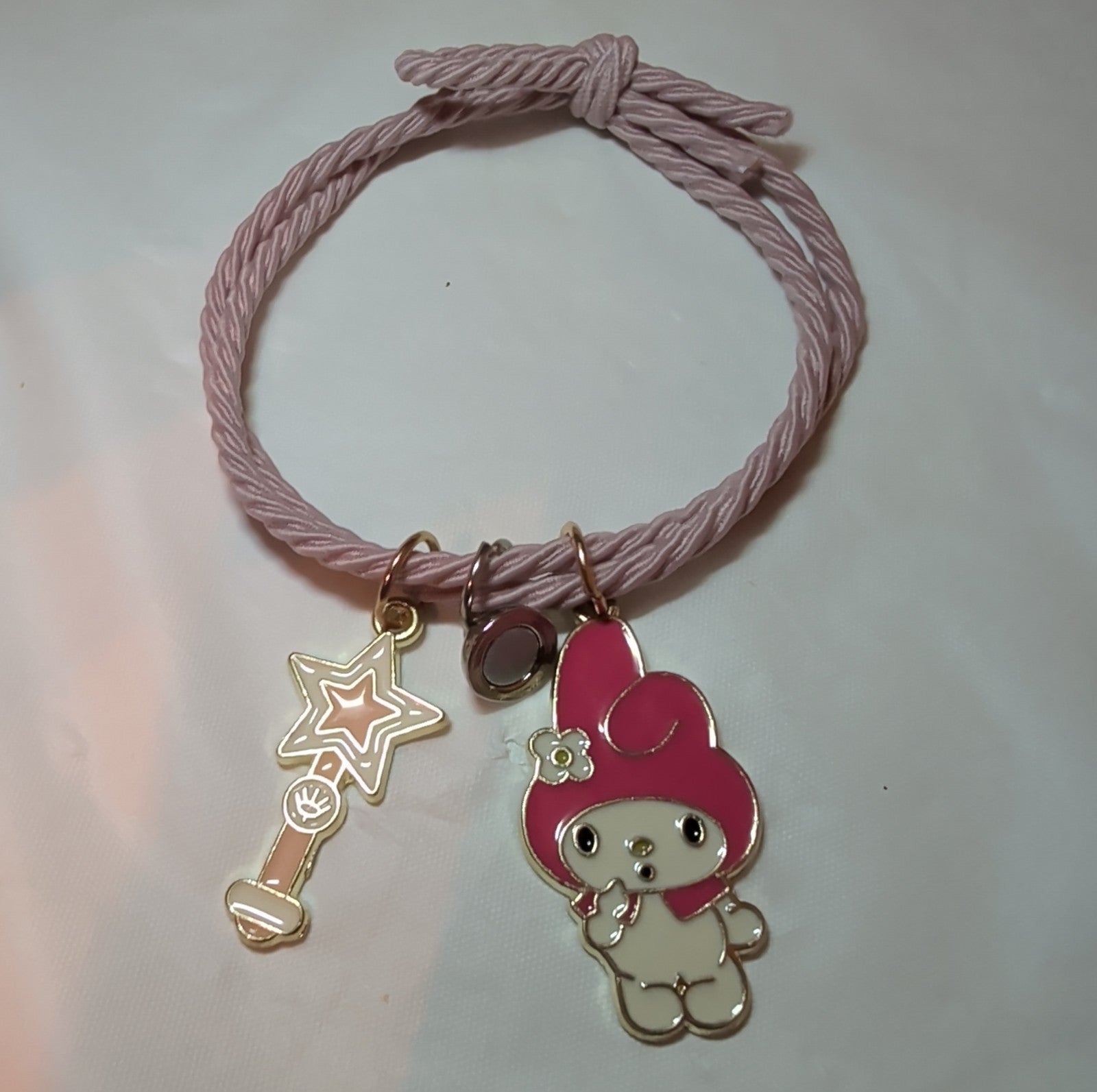 Kuromi My Melody Magnetic Friendship Bracelet Set Enamel Kawaii Y2K  OS