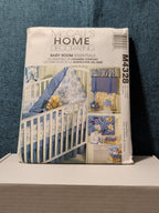 McCall's M4328 Nursery Decor Pattern 2003 Crib Quilt Bumper Skirt Stacker UNCUT