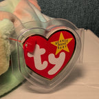 Sammy TY Beanie Baby 1999 Retired Tie-Dyed Multicolor Bear w/ Protector