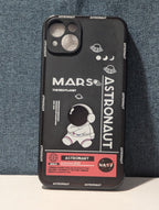 Astronaut Space Phone Case iPhone 14 Pro Max Slim Black TPU NASA Style Cover New