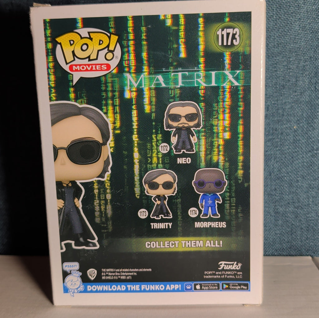 Funko Pop! Movies Matrix Trinity 1173 Vinyl Figure Resurrections with Protector