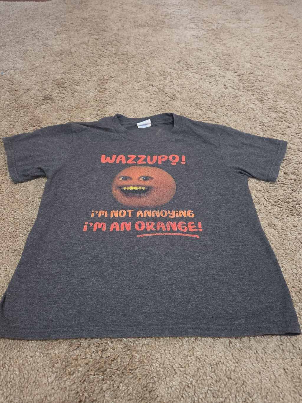 Port & Company Annoying Orange Meme Graphic T-Shirt