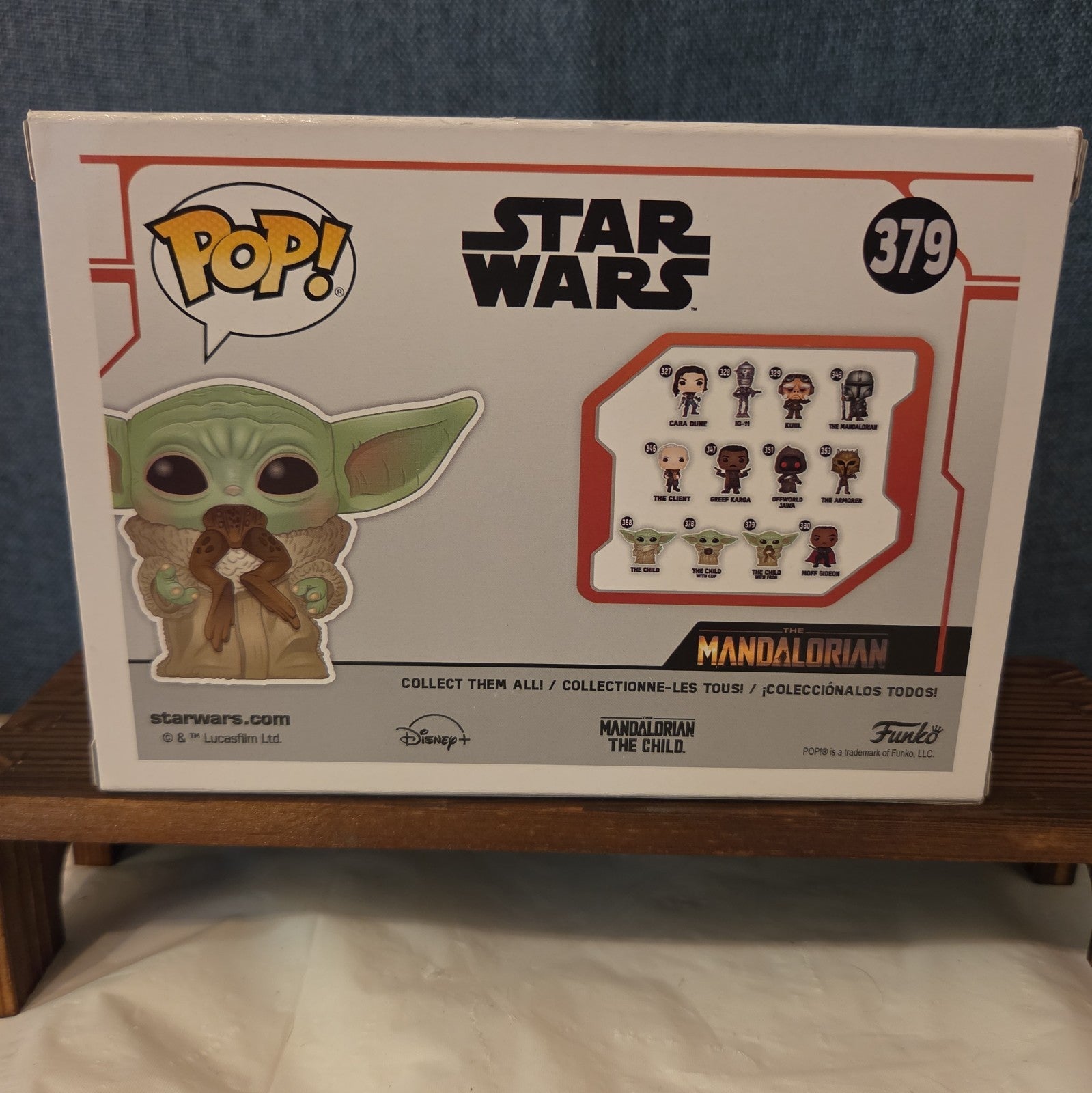 Funko Pop Star Wars The Child With Frog #379 Grogu Vinyl Figure MIB