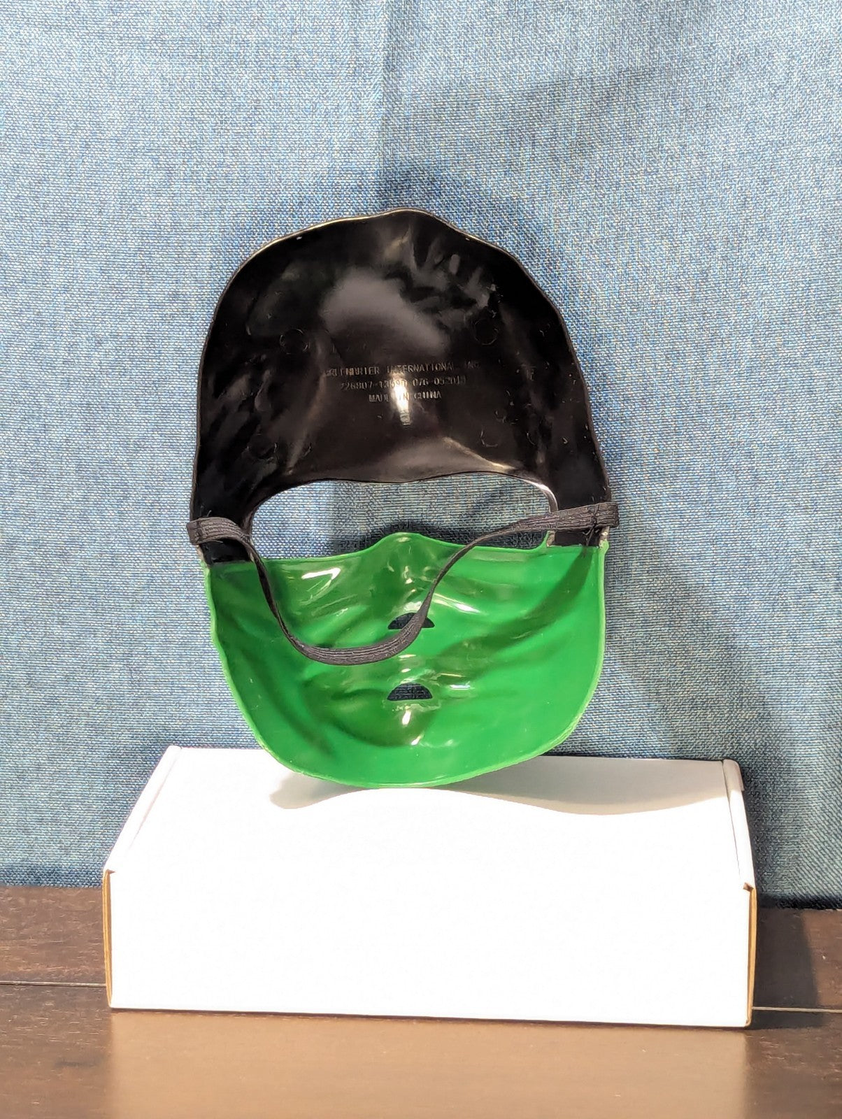 Kids Ninja Mask Green & Black Halloween Costume Accessory Dress Up Half Mask