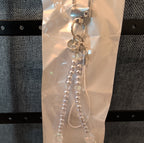 Adorn Beaded Phone Strap Charm Pearl Glass Crystal Y2K Keychain New Card