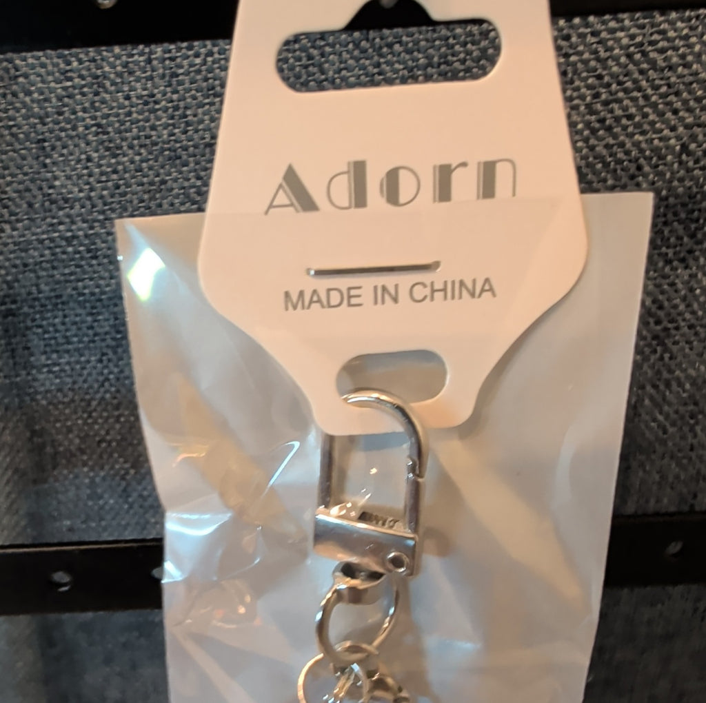 Adorn Beaded Phone Strap Charm Pearl Glass Crystal Y2K Keychain New Card