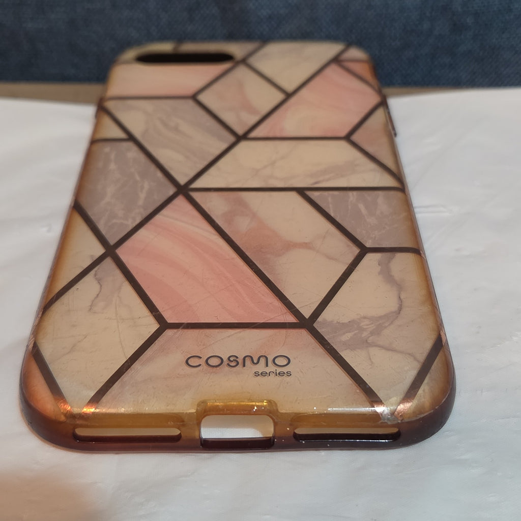 i-Blason Cosmo iPhone 7 Plus 8 Plus Case Pink Marble Rose Gold
