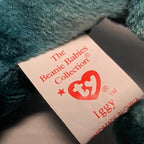 TY Beanie Baby - IGGY the Iguana (dark fabric w/ spikes) (9.5 inch) - MWMTs