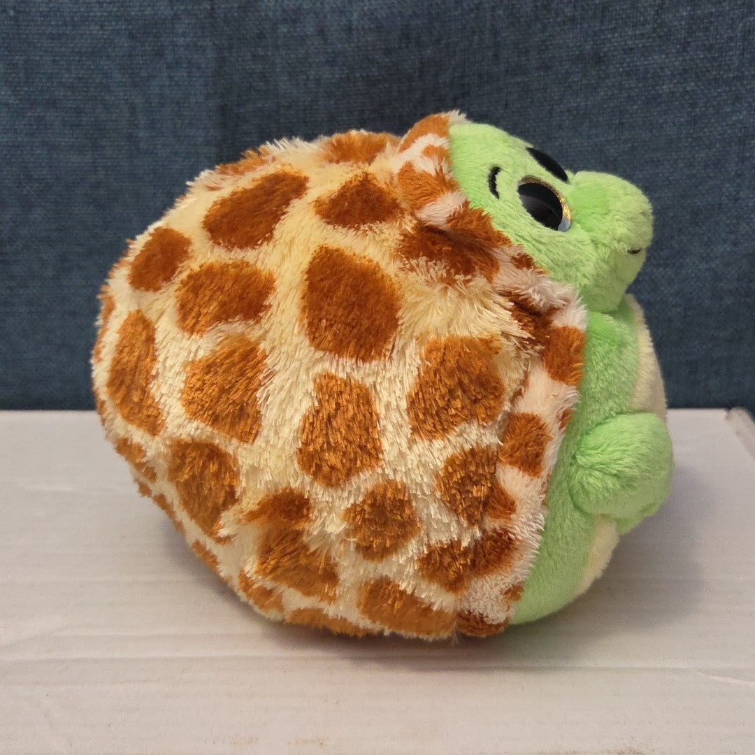 Ty Beanie Ballz Zoom the Turtle Plush Weighted Lands on Feet 2011 Retired MWMT