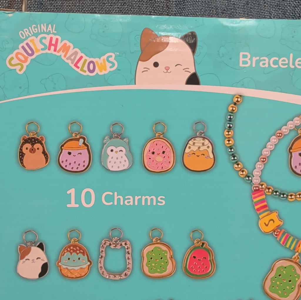 Squishmallows Bracelet Design Kit Enamel Charm Beads 2024 NIB