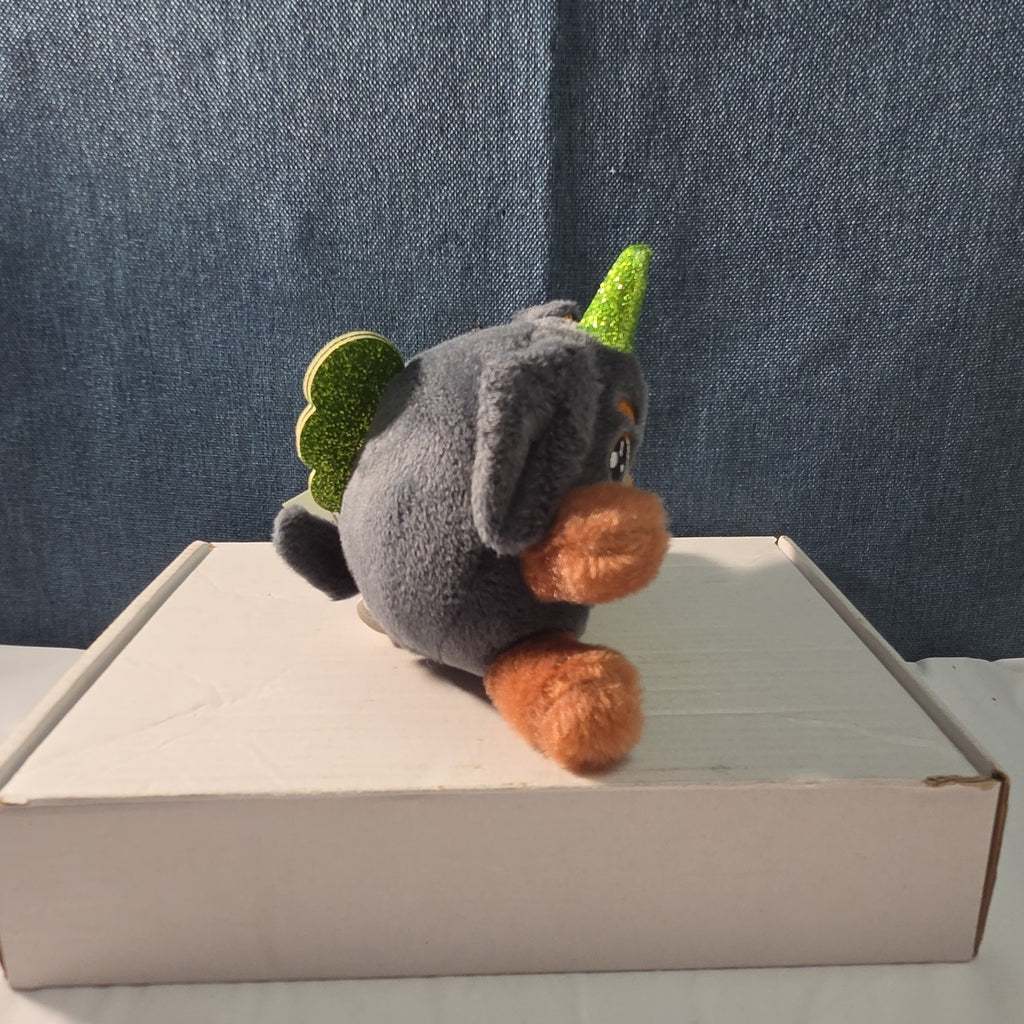 ZURU Rainbocorn Sparkle Heart 4" Plush Gigi Rottweiler Watermelon