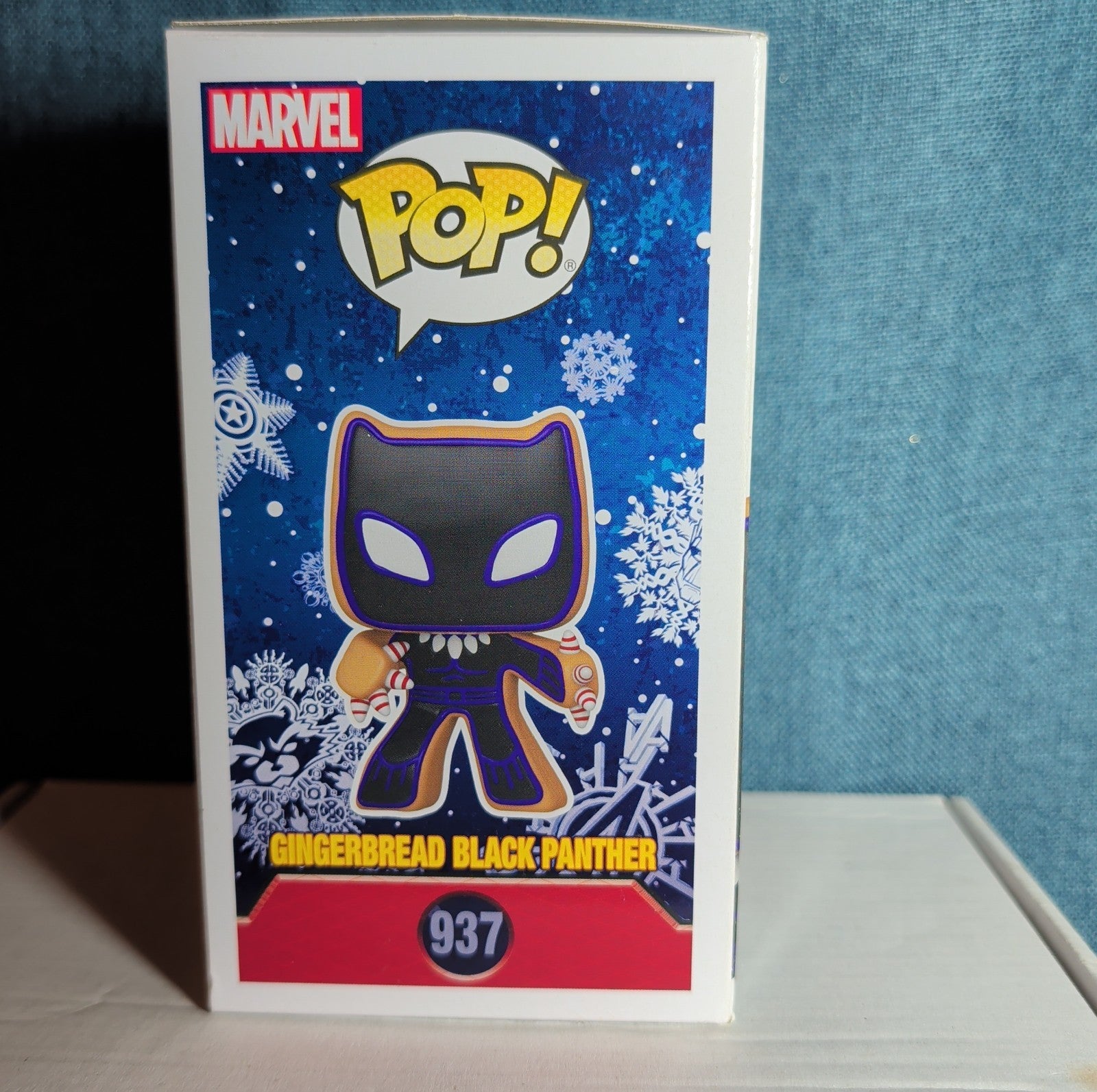 Funko Pop! Vinyl: Marvel - Gingerbread Black Panther #937 NIB with Protector