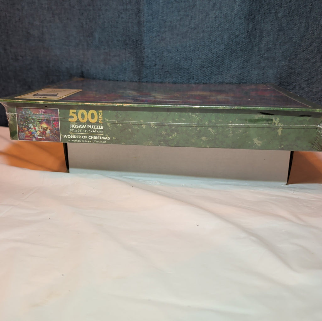 Vintage Lang Christmas Puzzle 500 pc Factory Sealed New Pop Up Easel Box 1982