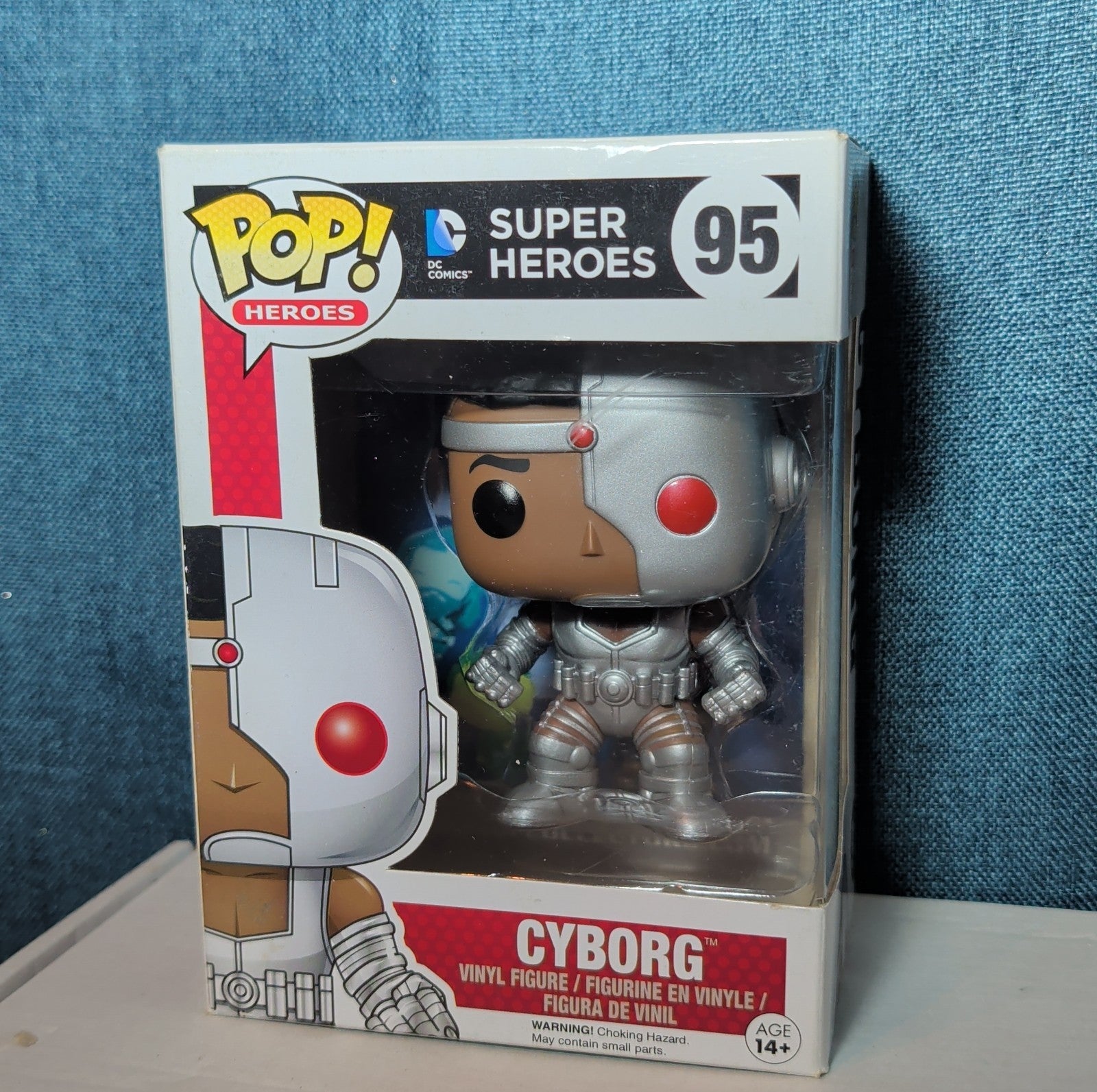 Funko Pop Heroes Cyborg 95 Vinyl Figure DC Comics NIB with Protector