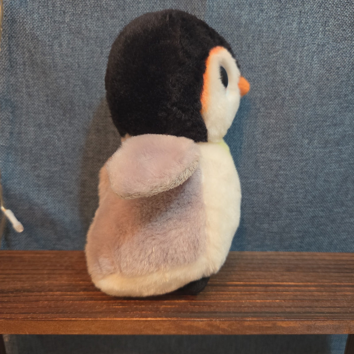 Ty Pongo Penguin Plush Beanie 6" Big Blue Eyes Y2K