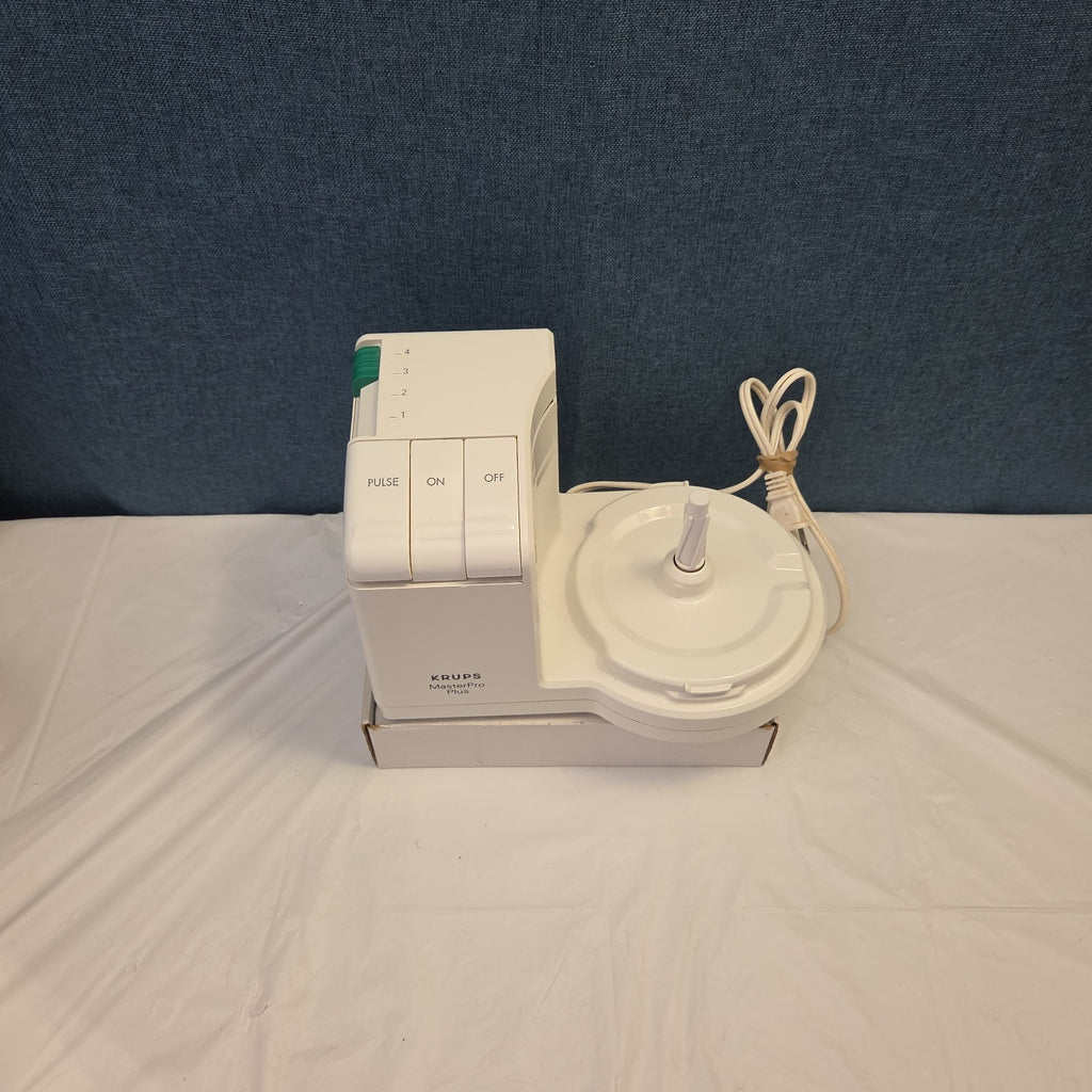 KRUPS MasterPro Plus Food Processor Replacement Motor Base Type 704 White Tested