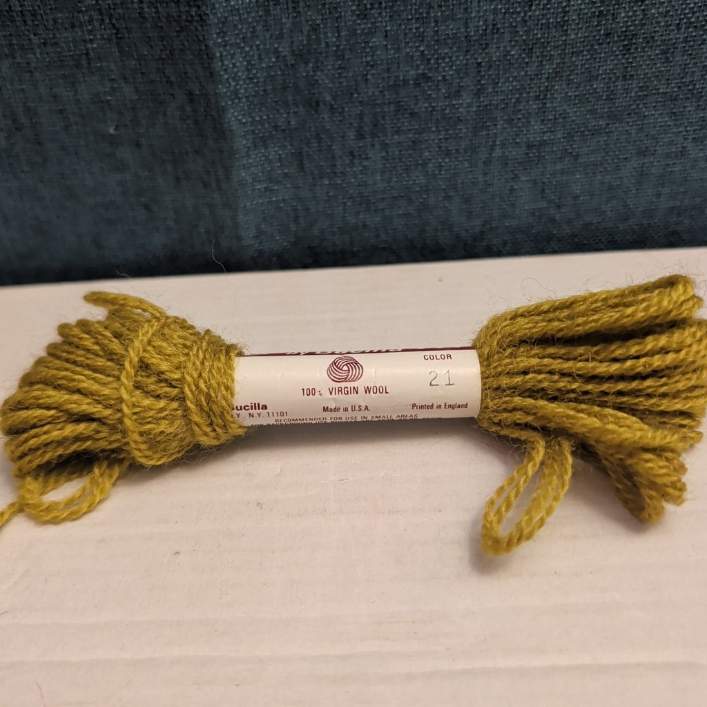 Bucilla Persian Wool Yarn 4 Skeins 3-Ply Needlepoint Crewel Misc Colors