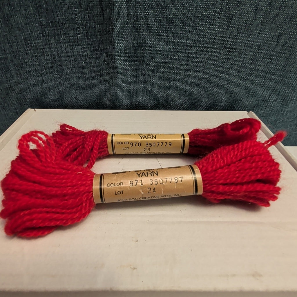 Paternayan Persian Needlepoint Wool Yarn Lot 7 Hanks 100% Virgin 3 Ply VINTAGE