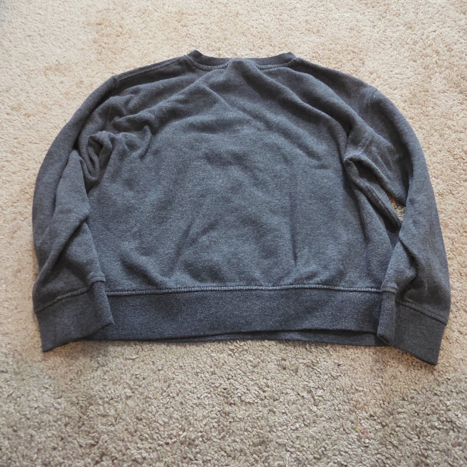 Old Navy Skateboard Skeleton Sweatshirt Boys L Grey Fleece Crewneck Preowned