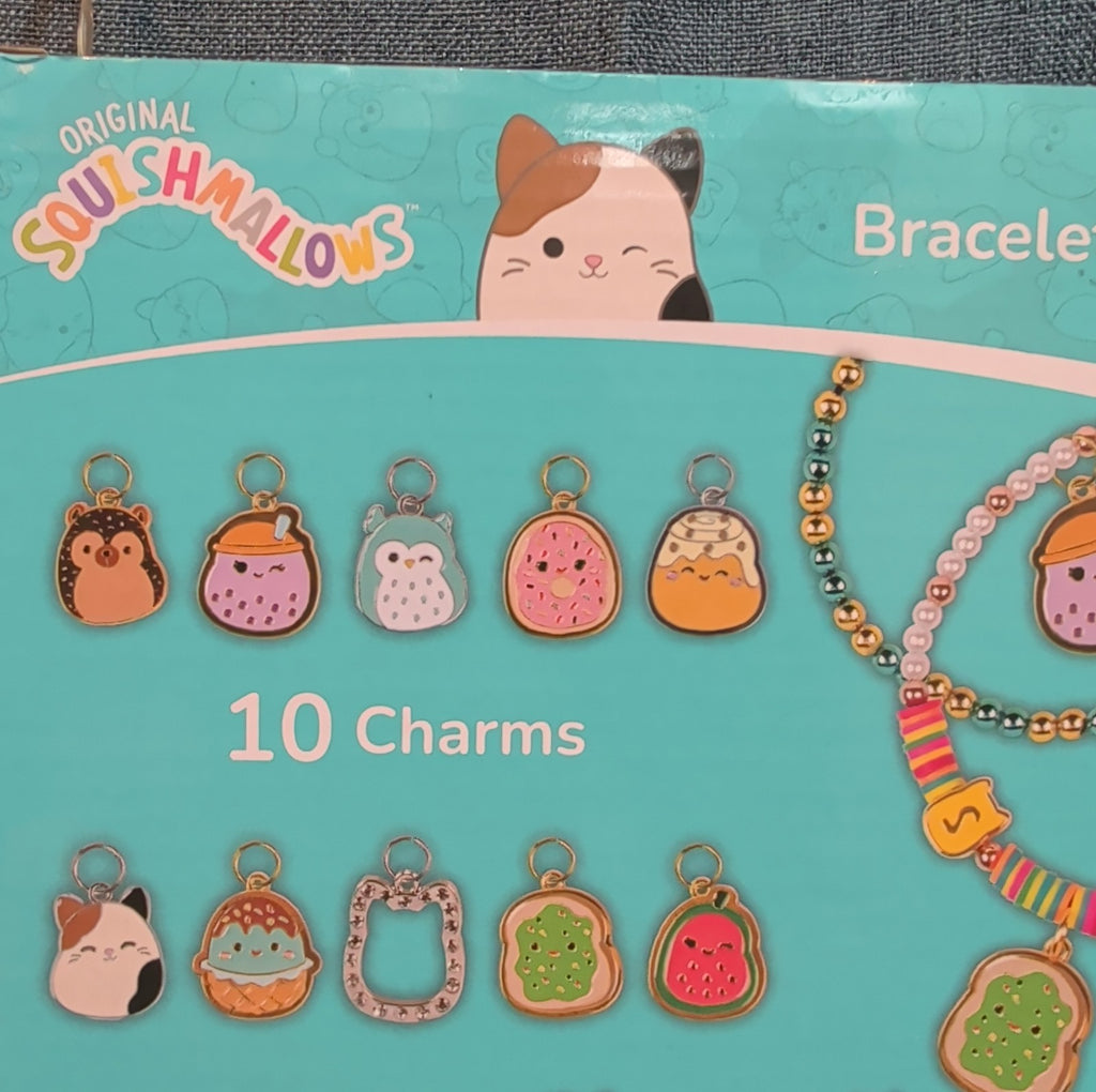 Squishmallows Bracelet Design Kit Enamel Charm Beads 2024 NIB