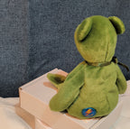 Ty Beanie Baby 2.0 Luckier the Irish Bear Green Shamrock 8" Plush