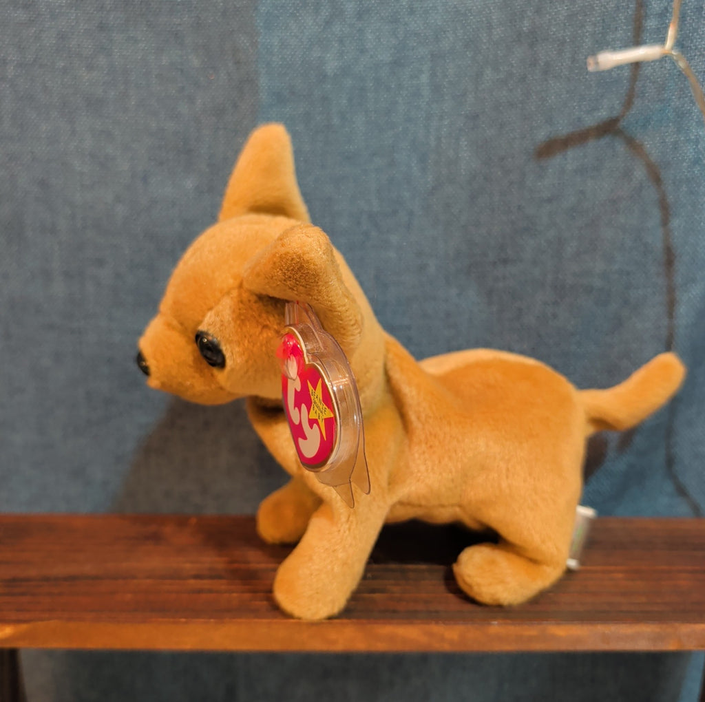 Ty Beanie Baby Tiny Chihuahua Dog Plush Vintage MWMT