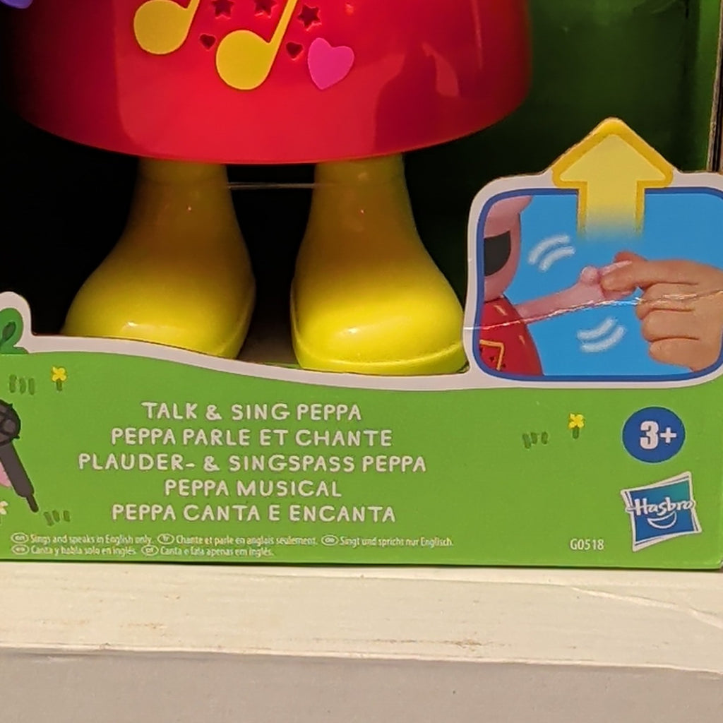 Hasbro Peppa Pig Talk & Sing Peppa Doll Musical 50+ Sounds Songs New Sealed