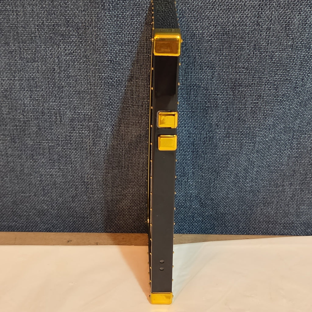 Boutique Samsung Galaxy Queen Crown Gold Square Case Shockproof