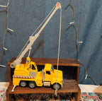 DRIVEN by Battat Standard Crane Truck Yellow Construction Toy