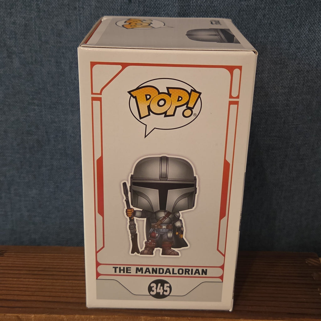 Funko Pop Star Wars The Mandalorian #345 Beskar Vinyl Figure with Protector