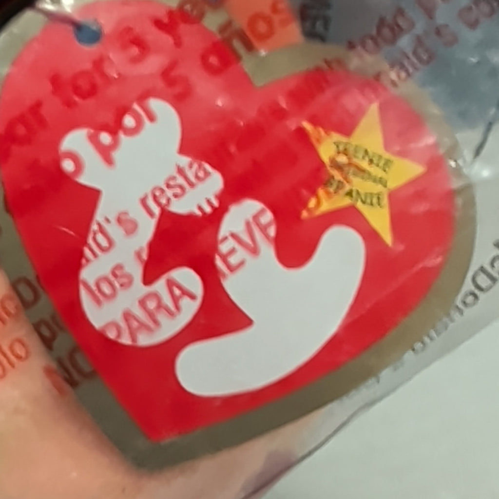 Ty McDonald’s Teenie Beanie Baby Lips the Fish #1 2000 Sealed New in Bag Vintage