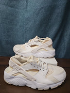Nike Air Huarache Triple White GS 654275-110 Size 6.5Y | Women's 8 | Retro