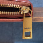 Margot New York Gina Compact Wallet Brandy Leather Boho