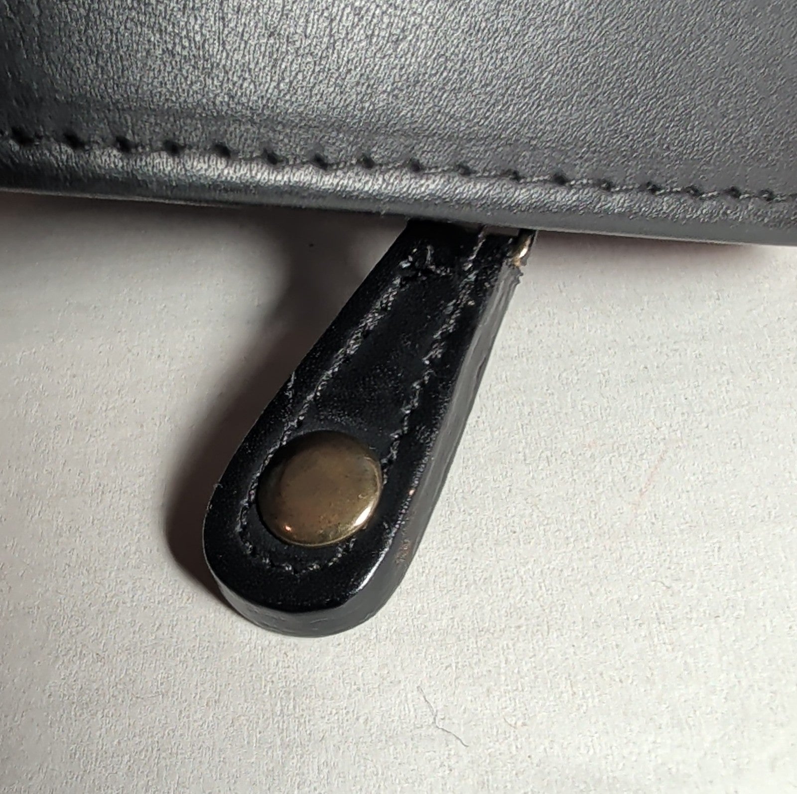Coach Bedford Bifold Black Leather Wallet Y2K Vintage